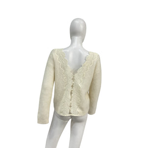 Sézane 'Astride' Cream Wool Jumper Size S