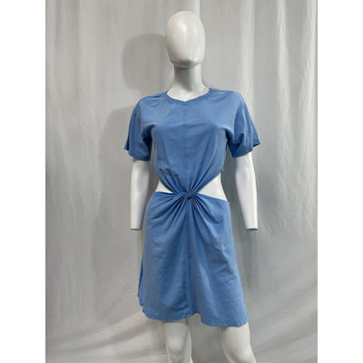 L*Space 'Lost Winds' Blue Cut Out Mini Dress Size M