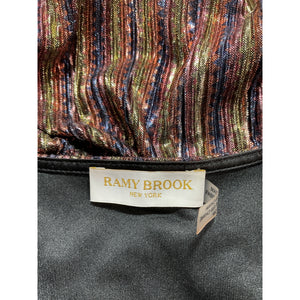 Ramy Brook 'Serena' Blue V Neck Sleeveless Top Size S