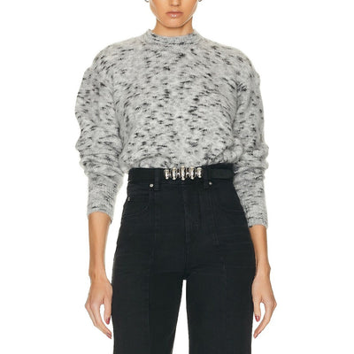 Isabel Marant Fuzzy Gray Morena Sweater Size 36 EU / 4 US