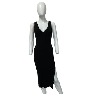 Hatch Ribbed Black Elma Size 1 Dress