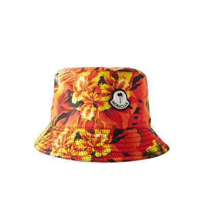 Moncler Vibrant Multi Palm Angels Reversible Bucket Hat Size L