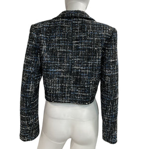 Cami Nyc Cropped Navy Ash Jacket Size M