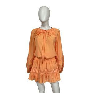 Ramy Brook Tiered Orange Kurt Mini Size XS Dress