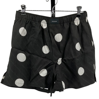 Balenciaga Polka Dot Black Pajama Shorts Size 36 EU / 4 US