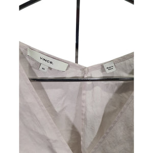 Vince Minimalist Blush Surplice Neck Size XS Blouse