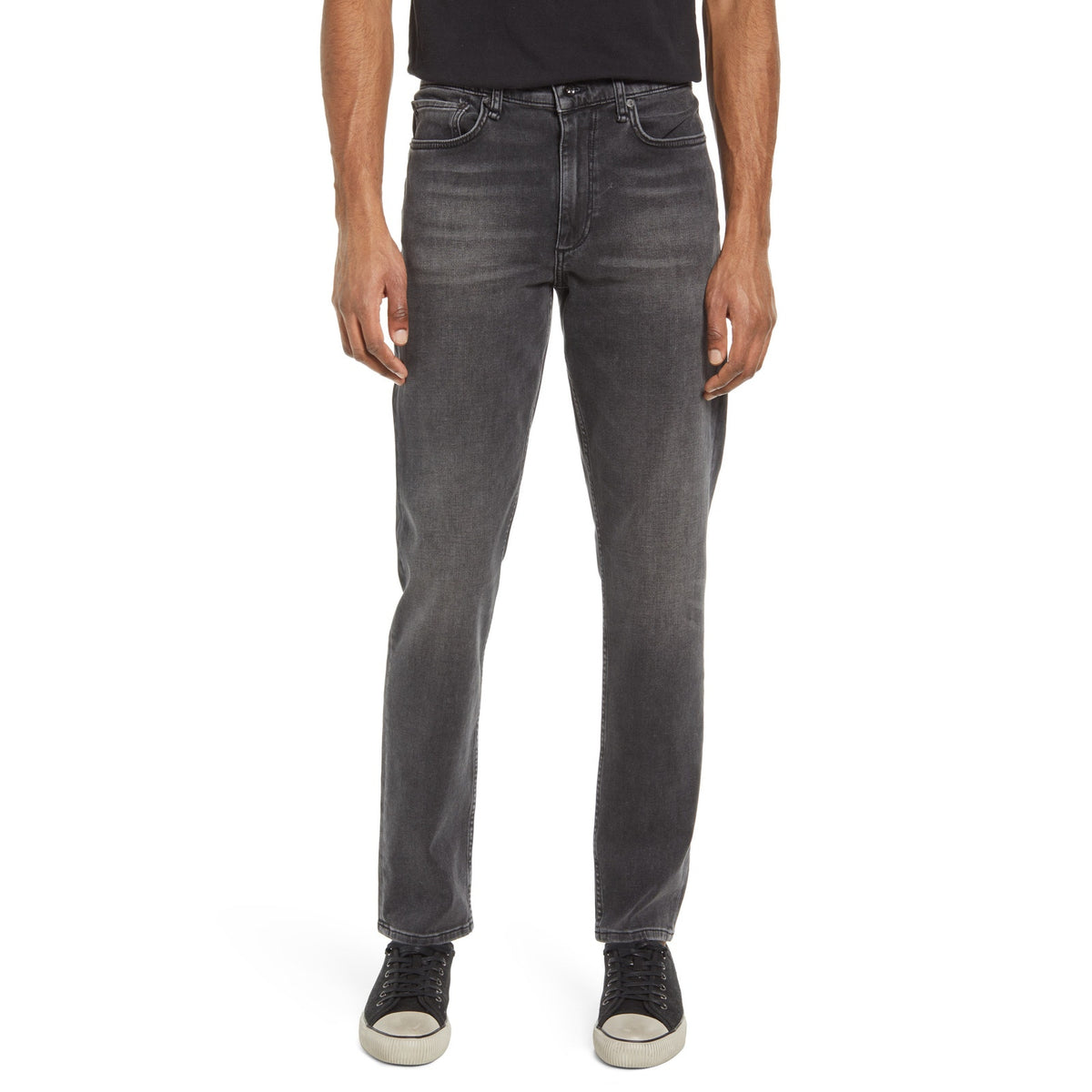 Rag & Bone Slim Charcoal Fit 2 Loopback Action Size 32 X 32 Jeans