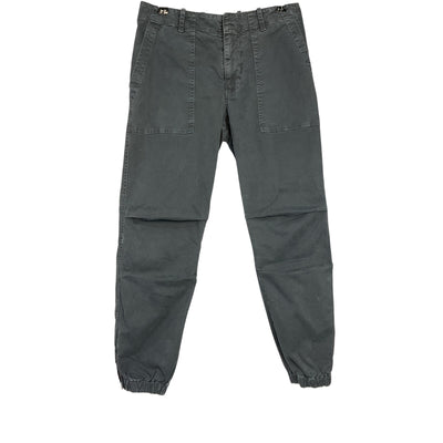 Nili Lotan Cropped Gray Military Pants Size 4
