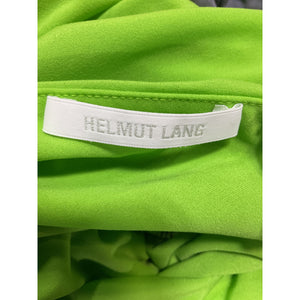 Helmut Lang Twist Green Polyester Long Sleeve Tube Top Size S