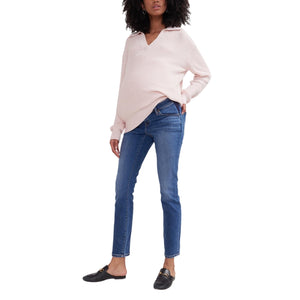 Hatch Stretch Indigo Slim Maternity Denim Jeans Size 26