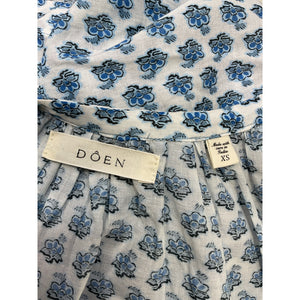 Dôen 'June' Blue Top Size XS