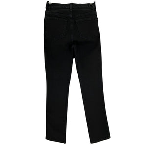 Reformation High Rise Black Liza Denim Jeans Size 24