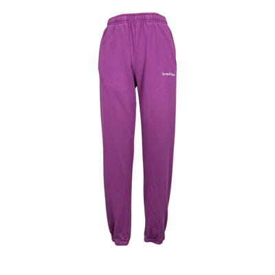 Sporty & Rich Cozy Magenta Classic Logo Sweatpants Size XS