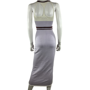 Aisling Camps Sleek Lilac Fluid Bodycon Dress Size S