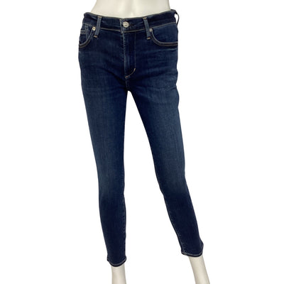 Citizens Of Humanity Classic Courtland Rocket Ankle Mid Rise Skinny Denim Jeans Size 28 NWT