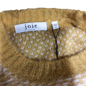 Joie Colorblock Tigerlily Multi Red Angelisa Crewneck Size XS Sweater NWT