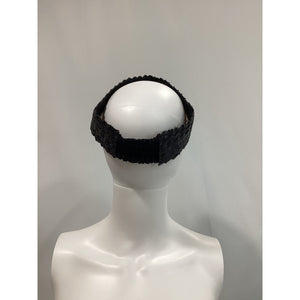 Lspace 'Maloma' Black Straw Visor Size OS
