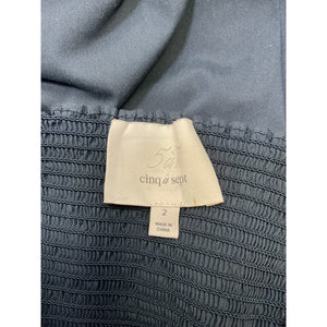 Cinq à Sept Open Back Navy Jovi Dress Size 2