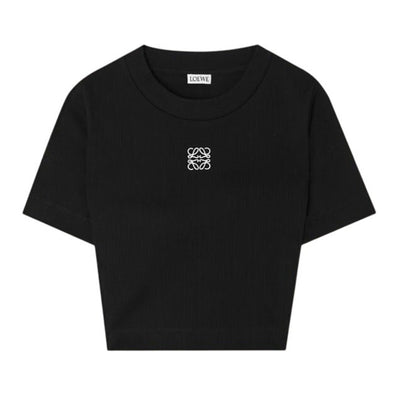 Loewe Cropped Black Anagram T-Shirt Size M