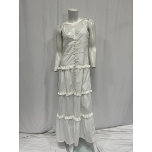 Tularosa 'Lucy' Cream Cotton Maxi Dress Size XS