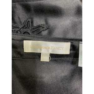 Loveshackfancy 'Mori' Black Polyester Bustier Size 0