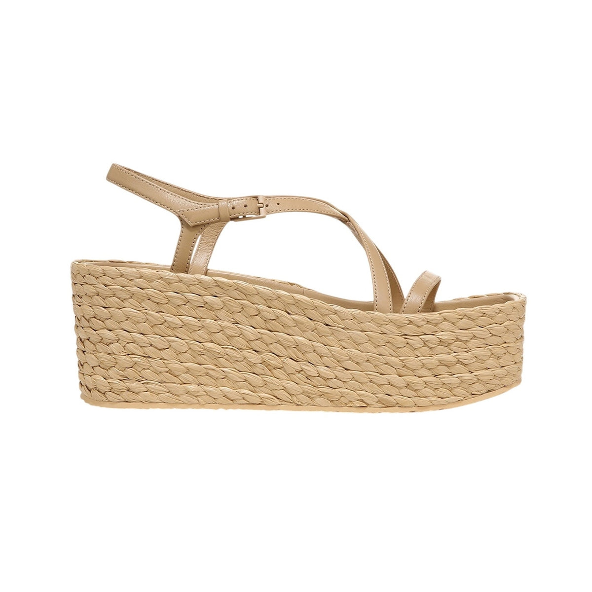 Vince Platform Raffia Sandals Size 6.5