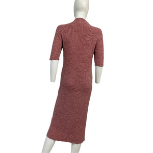Hatch Ribbed Rose Melange Penelope Knit Dress Size 3