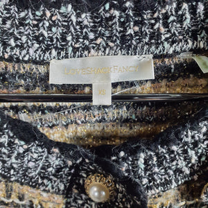 Loveshackfancy Boucle Multi Chantria Size XS Cardigan