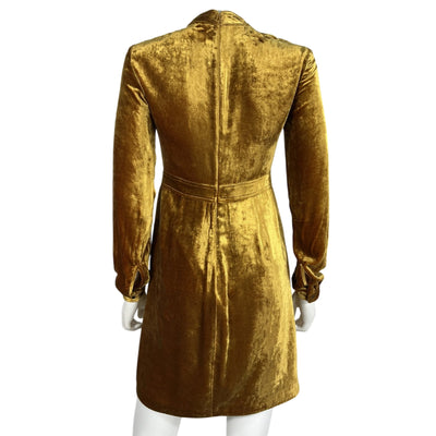 A.L.C. Velvet Gold Gemma Dress Size 2