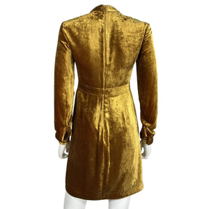 A.L.C. Velvet Gold Gemma Dress Size 2