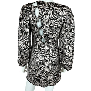 For Love And Lemons Bold Black Rosita Mini Dress Size M