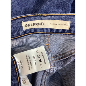Grlfrnd Utility Rio Grande Lex Cargo Denim Jeans Size 24