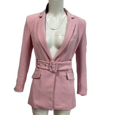 Nbd Belted Rose Pink Niko Blazer Size XS NWT