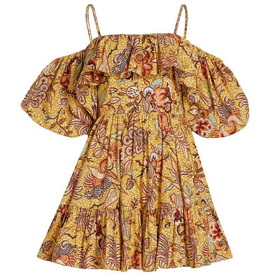 Ulla Johnson Floral Calla Lilly Lila Minidress Size 4