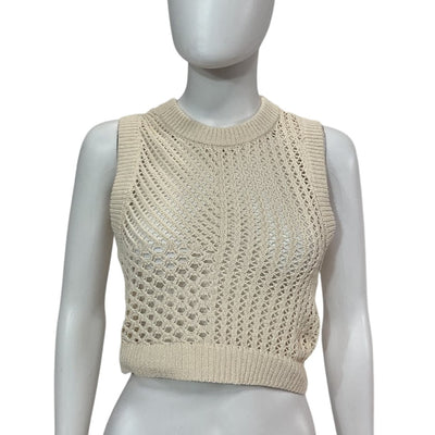 A.L.C. Open Knit Villa Beuden Tank Size M