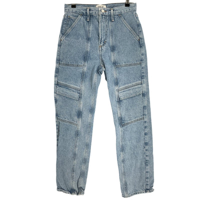 Agolde Relaxed Blue Cooper Cargo Denim Jeans Size 26