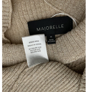 Majorelle Ruffled Beige Annie Sweater Size XS