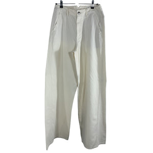 Rag & Bone Featherweight Tailored Ivory Sofie Wide Leg Pants Size 27