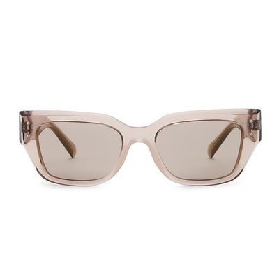 Dolce & Gabbana Sleek Taupe Rectangle Frame Sunglasses