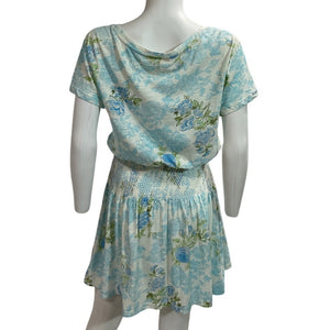 Loveshackfancy Floral Baby Blue Promise Amore Dress Size S