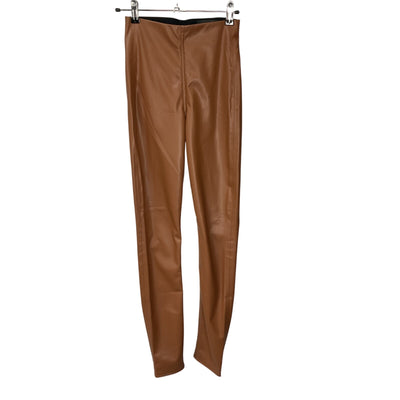 Rag & Bone Faux Leather Tan Nina Pants Size XS