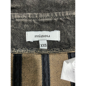 Miaou Denim Ochre Scarlett Bustier Size XXS