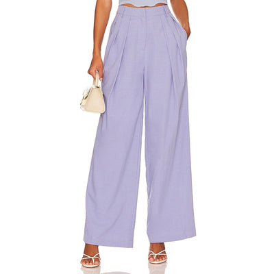 Sovere Pleated Blue Ice Revel Pants Size XS NWT