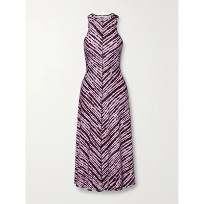 Proenza Schouler Tie-Dyed Stretch-Jersey Purple Maxi Dress Size XS