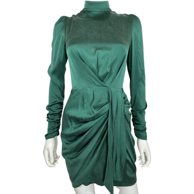 Zimmermann Elegant Green Drape Dress Size 0