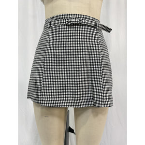 Reformation 'Rory' Black Linen Skirt Size 2
