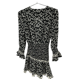 Elliatt Floral Black Liliana Mini Dress Size XS