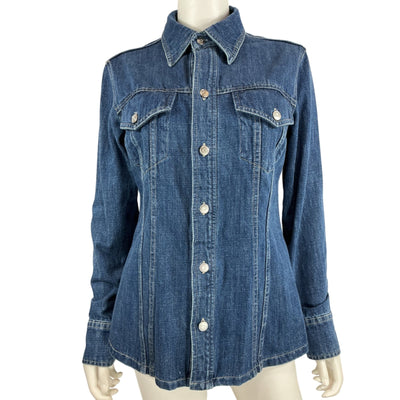 Alex Mill Classic Blue Annabelle Denim Shirt Size M
