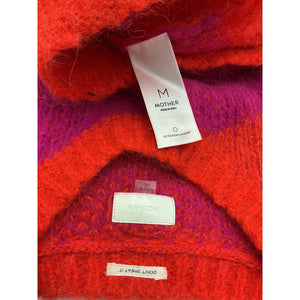 Mother Cozy Multicolor Biggie Stripe Size M Sweater