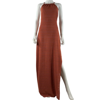 Tularosa Crochet Terracotta Nora Maxi Dress Size XL